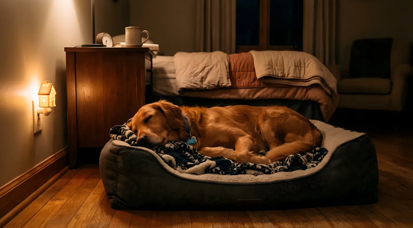 Overnight pet sitter staying with pets to provide care and companionship in Frisco homes